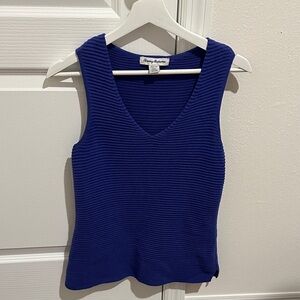 Tommy Bahama Deep Blue Textured Tank Top